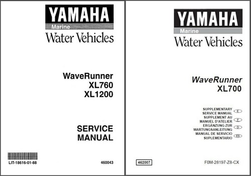 Yamaha waverunner xl700 xl760 - yamaha,