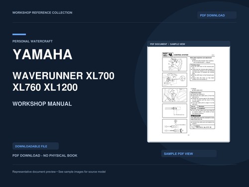 Yamaha waverunner xl700 - yamaha,